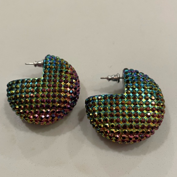 Holographic earrings - Picture 4 of 5